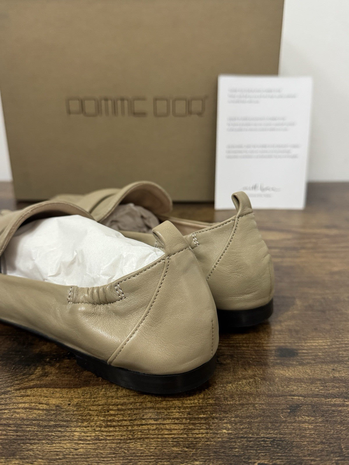 Pomme D’or Mocassino Pelle Sabbia  Casual Scarpa Donna 37
