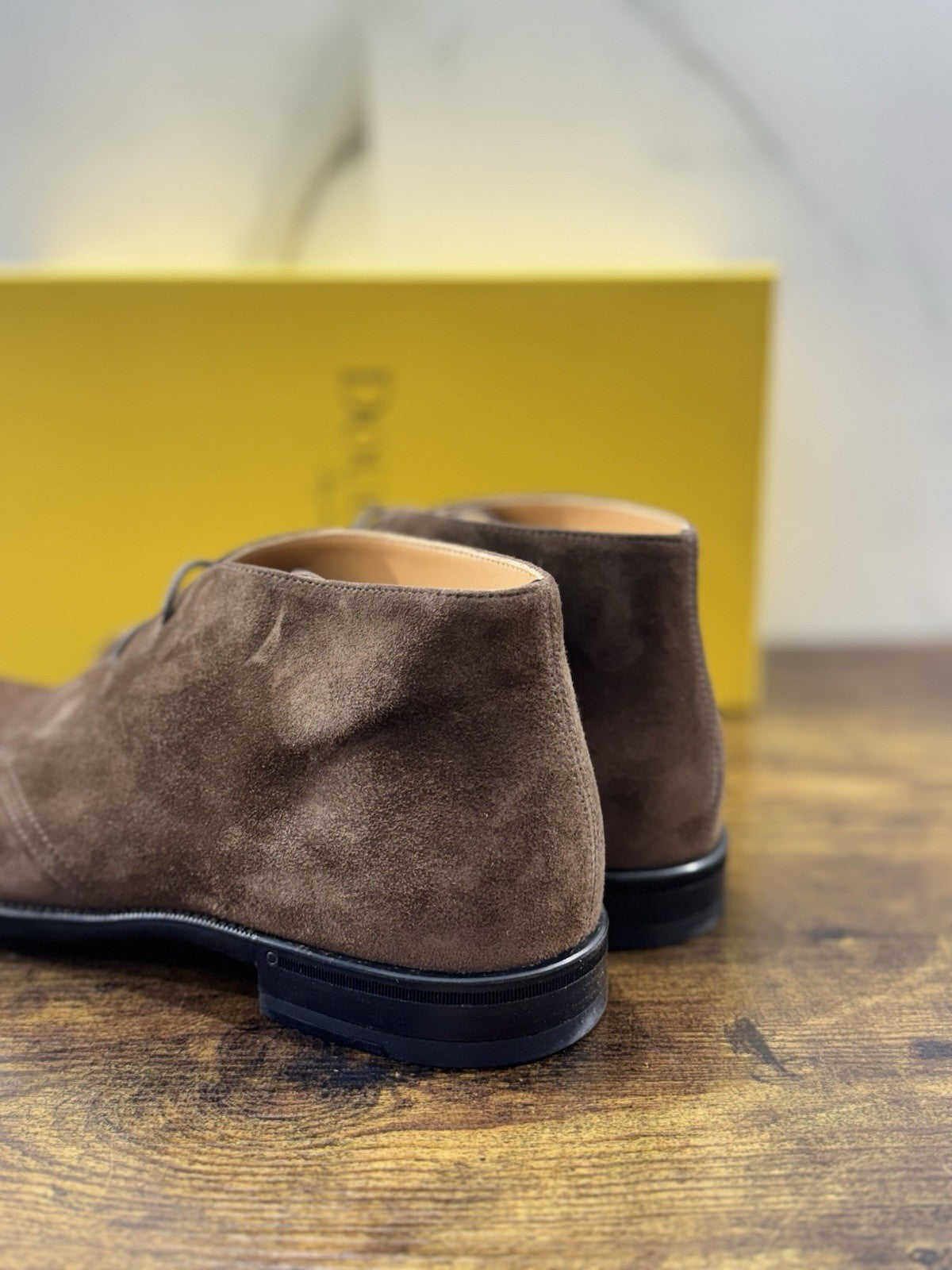 Doucal’s Polacchino Suede Marrone   Luxury Doucal’s Scarpa Uomo 43