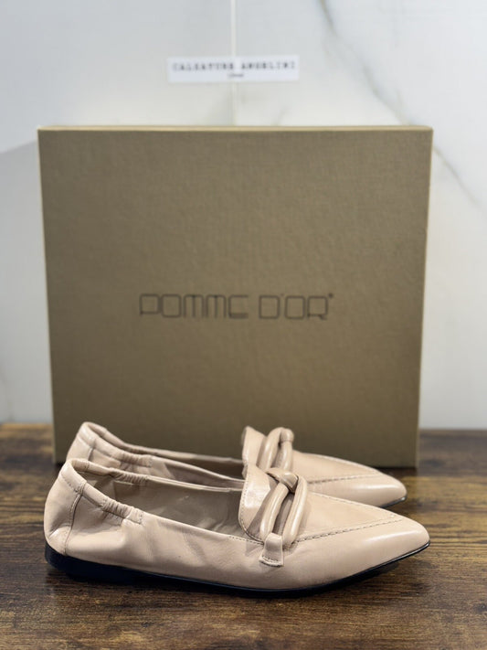 Pomme D’or Mocassino  Donna Pelle Beige    Handmade Woman Pomme D’or 37