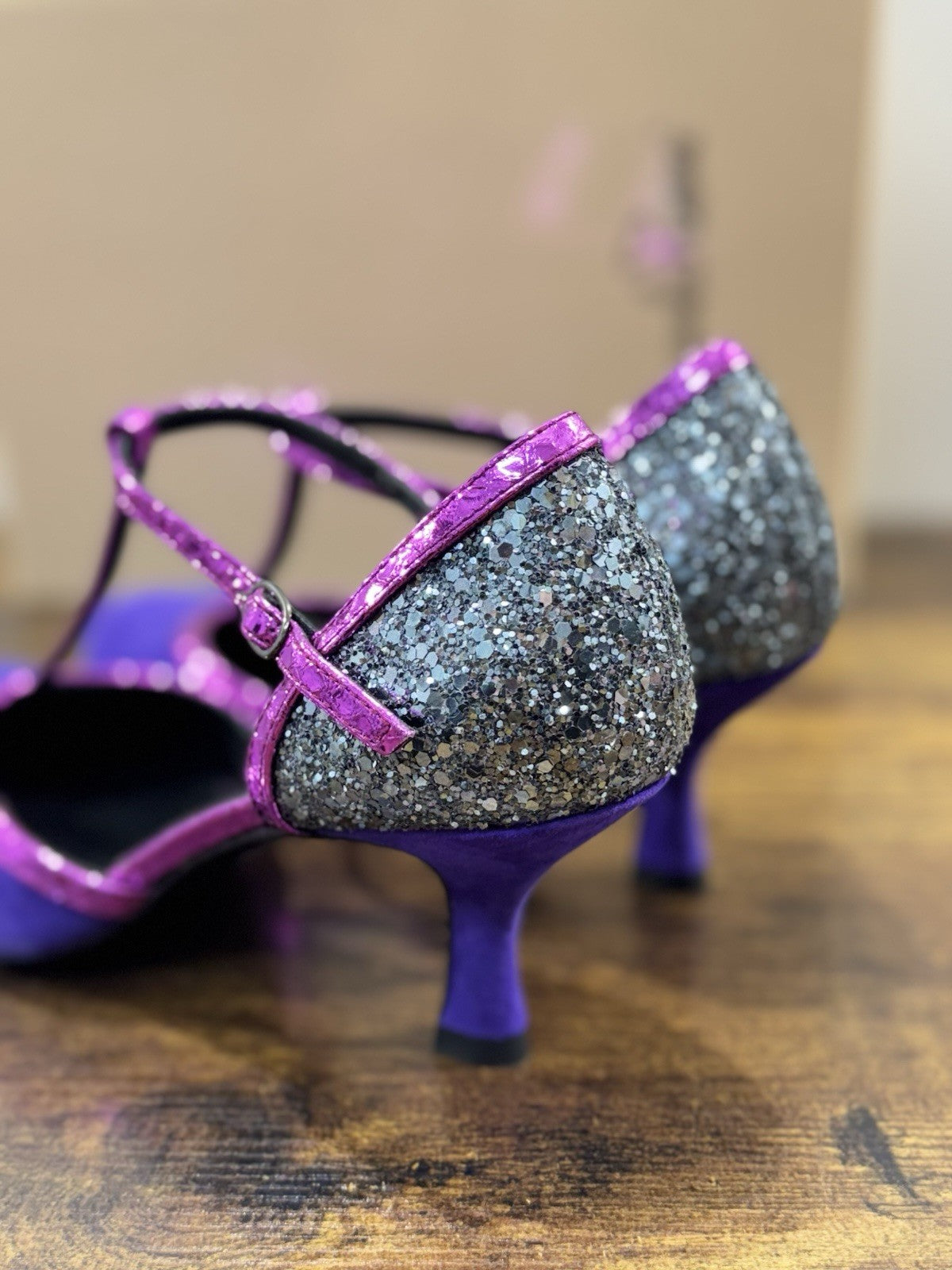 Emanuela Passeri Mary Jane Suede Viola Casual Scarpa Donna 36