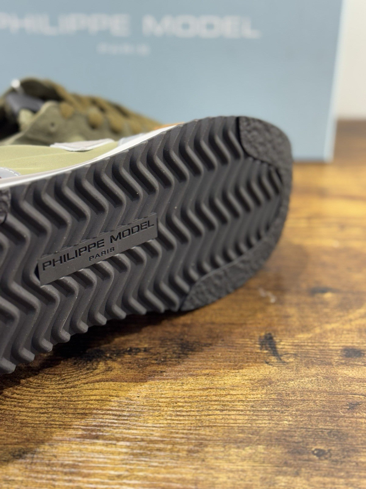 Philippe Model  Tropez  Sneaker Pelle Verdone Marrone     Casual Uomo 42
