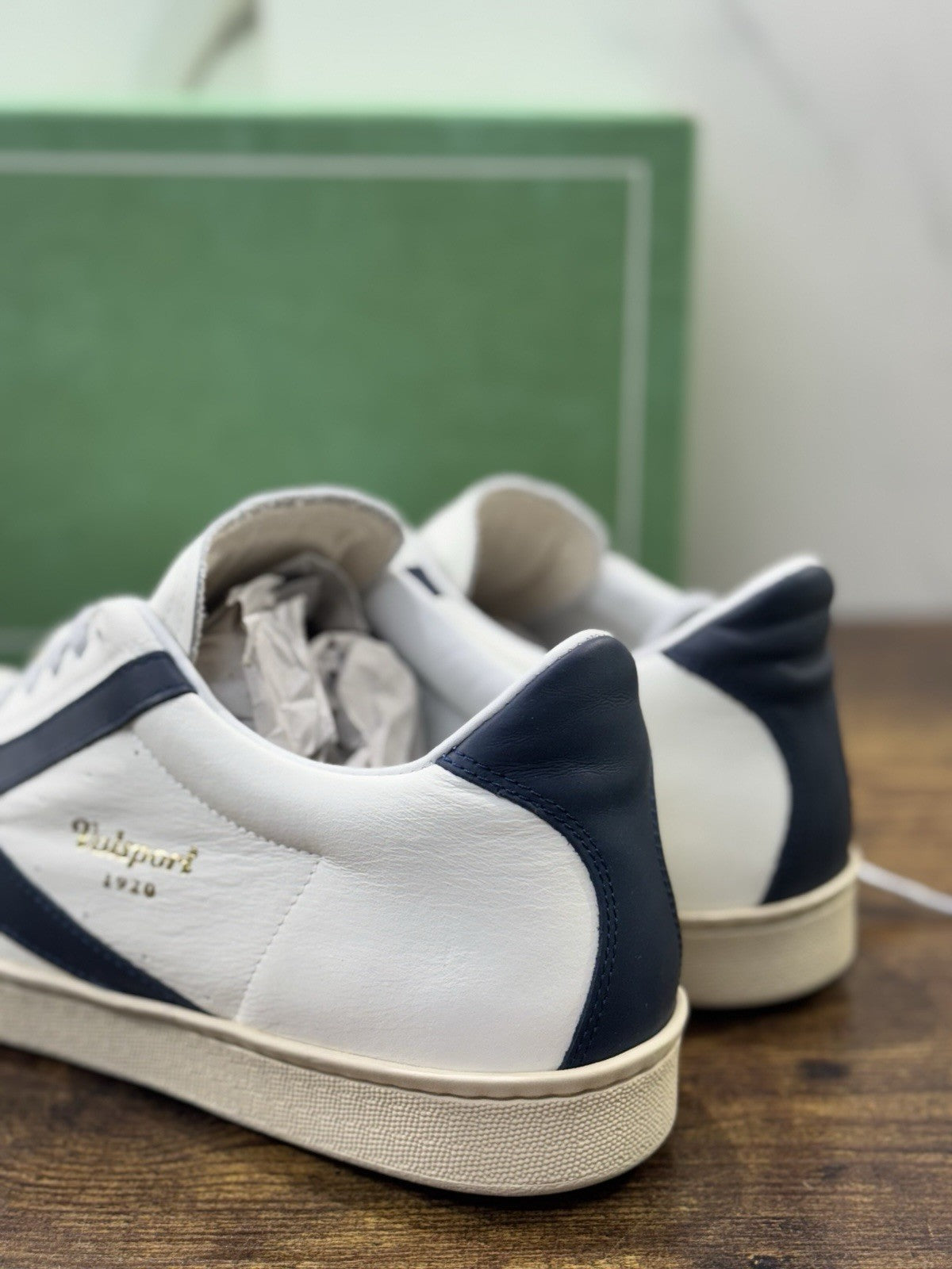 Valsport Tournament    Sneaker Pelle Bianca Blu   Casual  Uomo 44