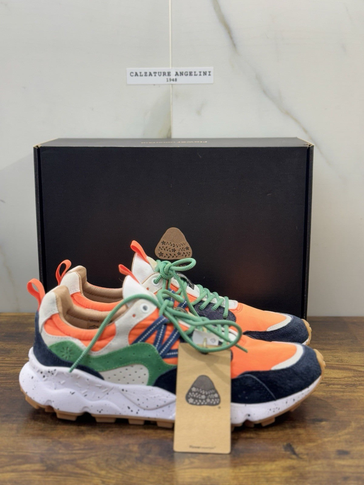 Flower Mountain Yamano 3 Blu Orange   Casual Uomo 43