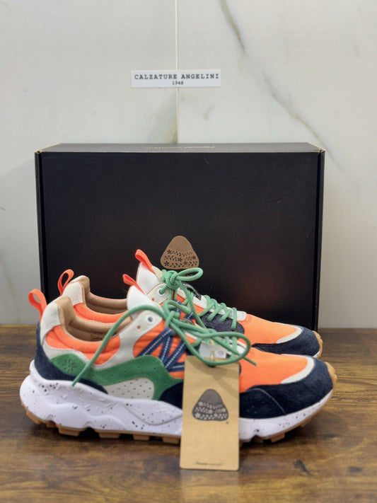 Flower Mountain Yamano 3 Blu Orange   Casual Uomo 43