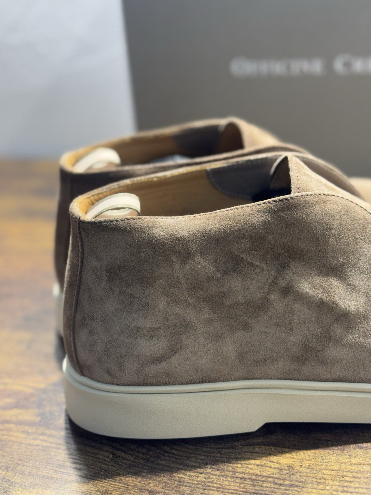 Officine Creative Polacchino Summer Walk Bones Suede Beige Uomo 46