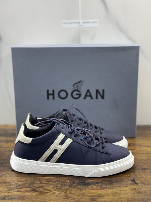 Hogan H365 Sneaker  Pelle Blu Casual Hogan   Uomo 40
