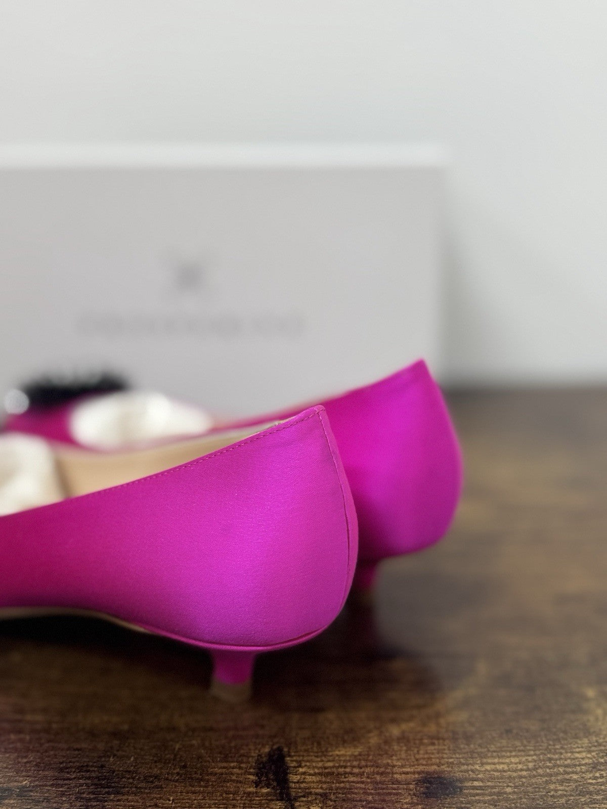 Prosperine Ballerina Décolleté   Raso Fuxia Flat  Scarpa Donna 39.5