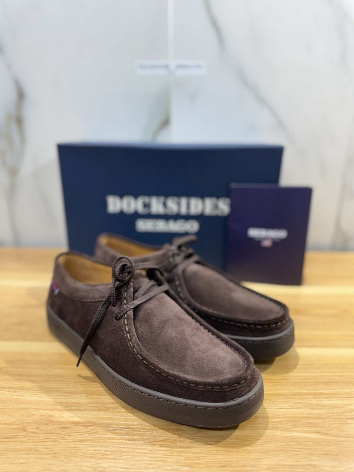 Sebago Harper Man Suede Dark Brown Casual Uomo 44.5