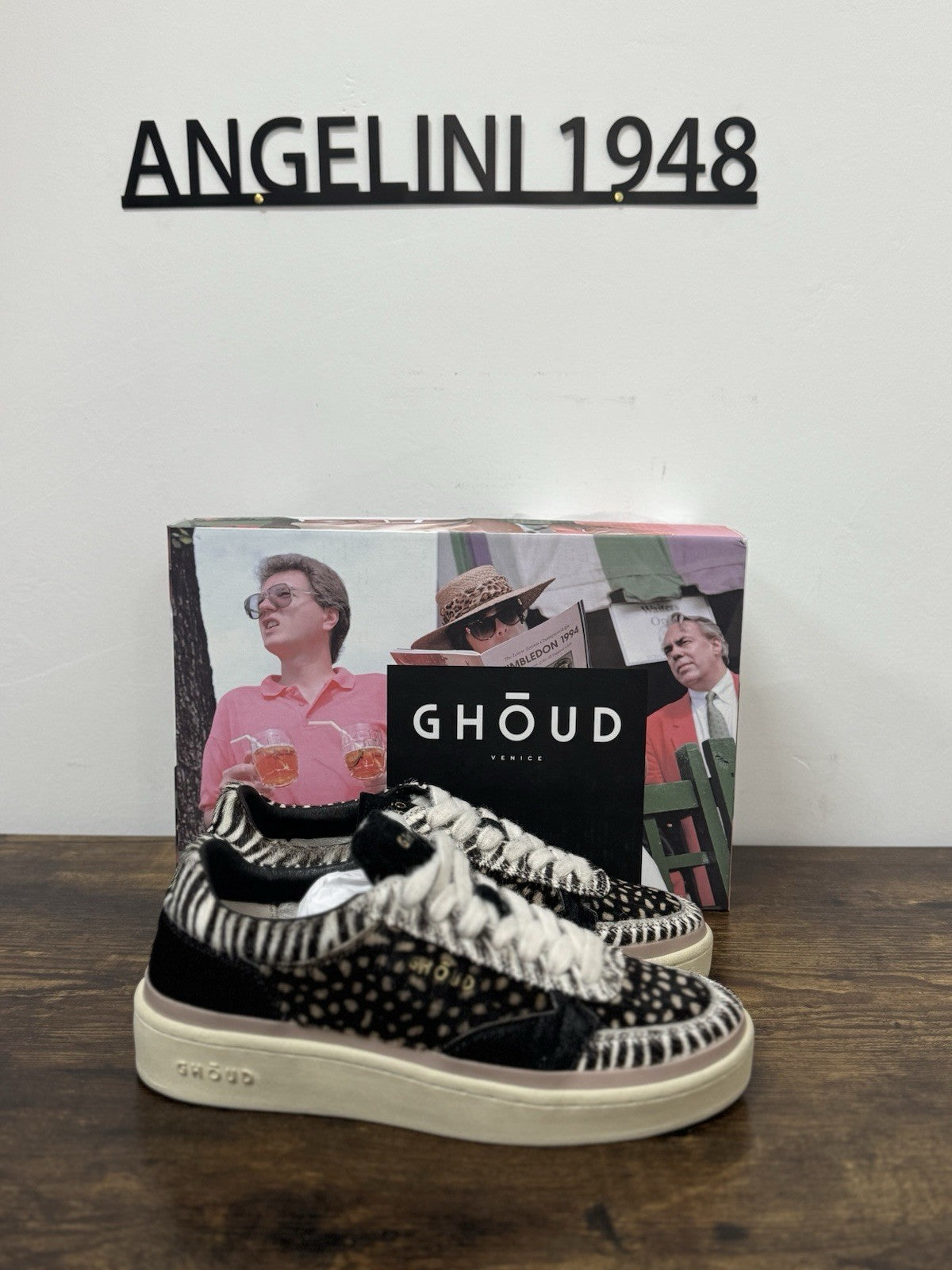 Ghoud Venice Sneaker Pelle Nero Cavallino  Causal Scarpa Ghoud Donna 38