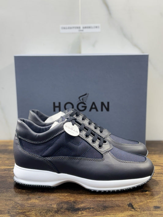 Hogan Interactive Pelle Blu Casual Scarpa Hogan Uomo 43