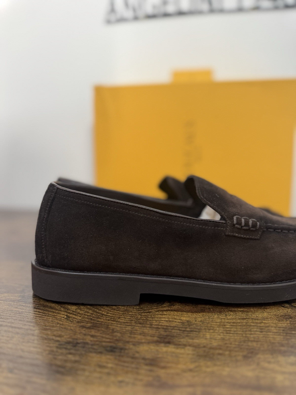 Doucal’s Mocassino Pelle Suede T Moro Extra Light Casual Scarpa Doucal’s Uomo 44