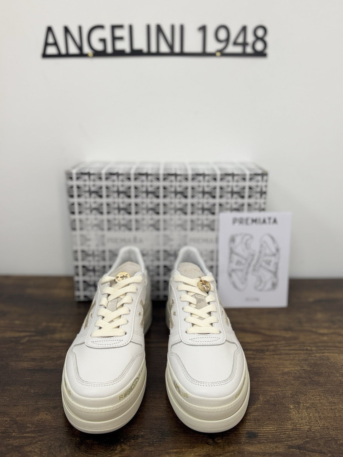 Premiata Micol  Sneaker Pelle Bianca    Casual Premiata Donna 38