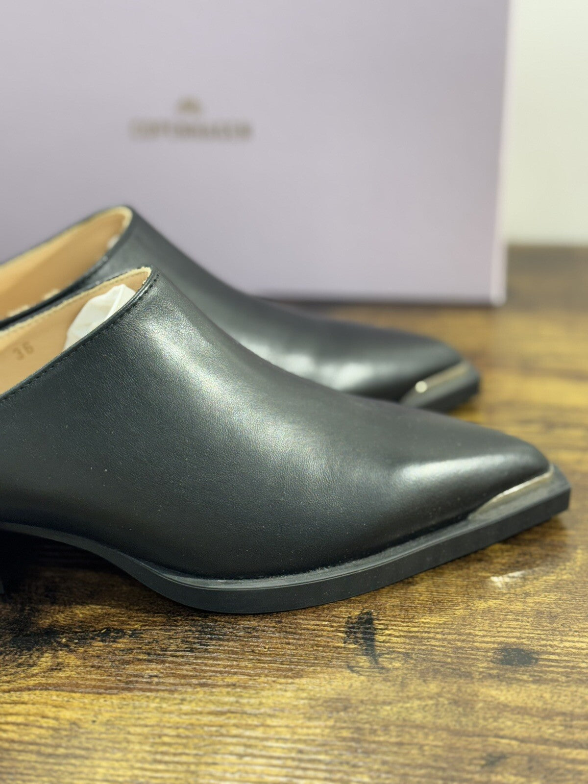 Copenaghen Sabot Donna Pelle Nero Casual Shoes Woman 37