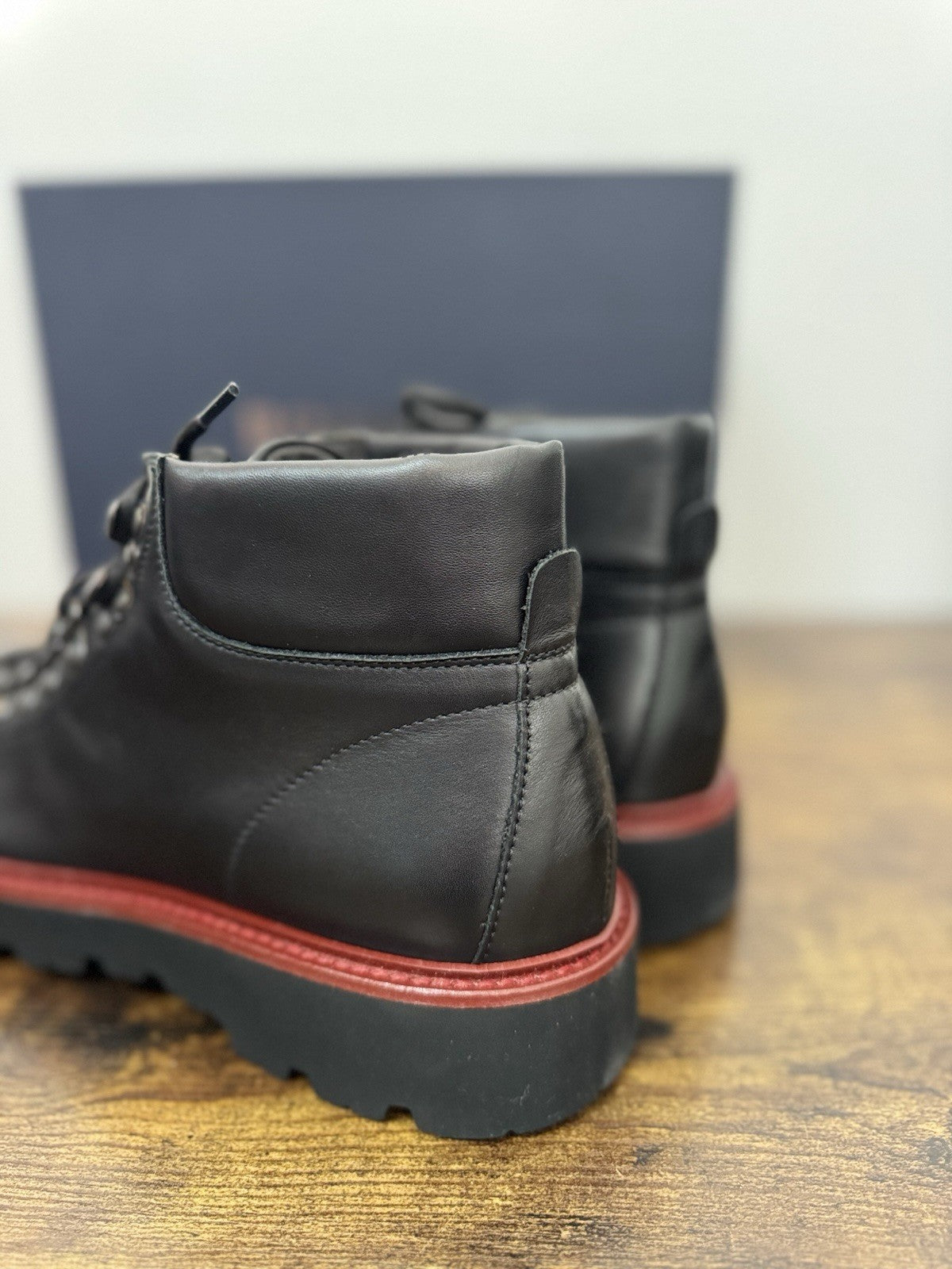 Boemos Pesula Pelle Nero   100% Made In Italy Casual Boot Uomo 43