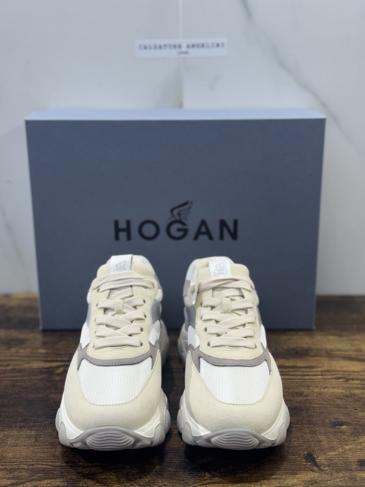Hogan Hyper Active  Donna Sneaker Beige  Memory Foam Luxury Hogan Woman  37
