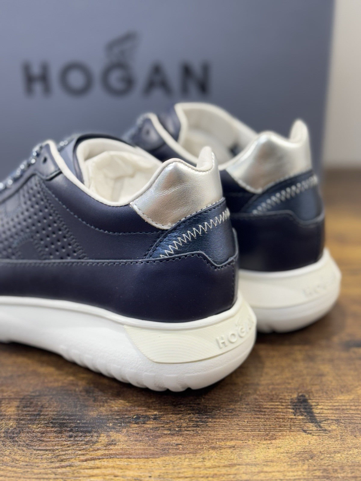 Hogan Interactive 3 Sneaker Pelle Blu   Casual Hogan Donna 36.5