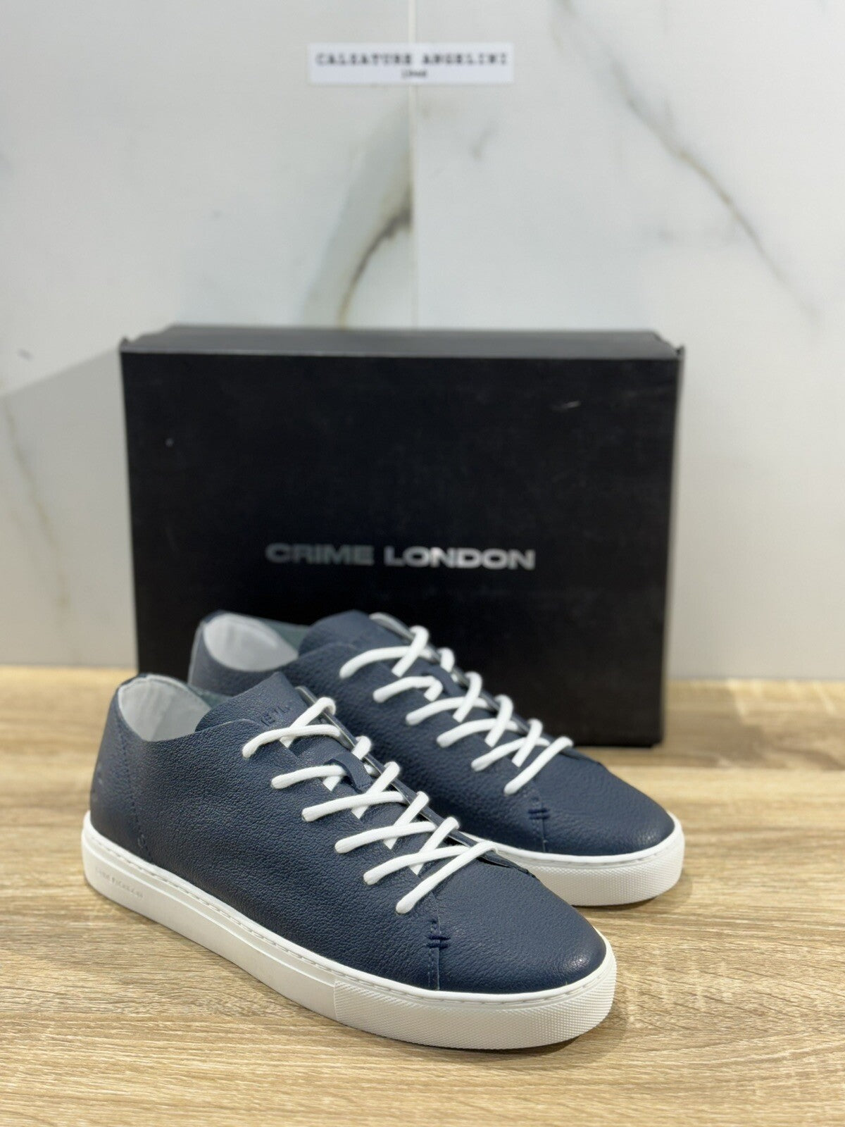 Crime London Sneaker Uomo Row Low       Pelle  Casual Men Shoes 40