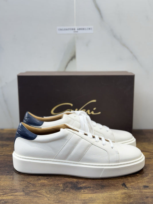 Corvari Scarpa Uomo Sneaker Extra Light Pelle Bianca Casual Uomo Corvari 42