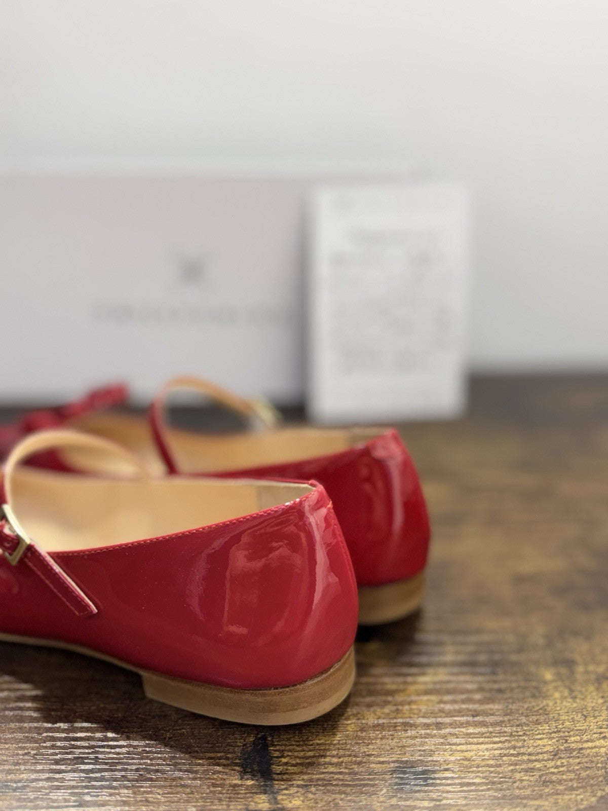Prosperine Ballerina Vernice Rossa Casual Donna 38