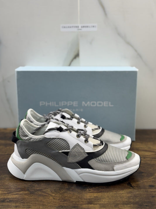 Philippe Model  Ezel  Sneaker Pelle Bianca   Casual Uomo 43