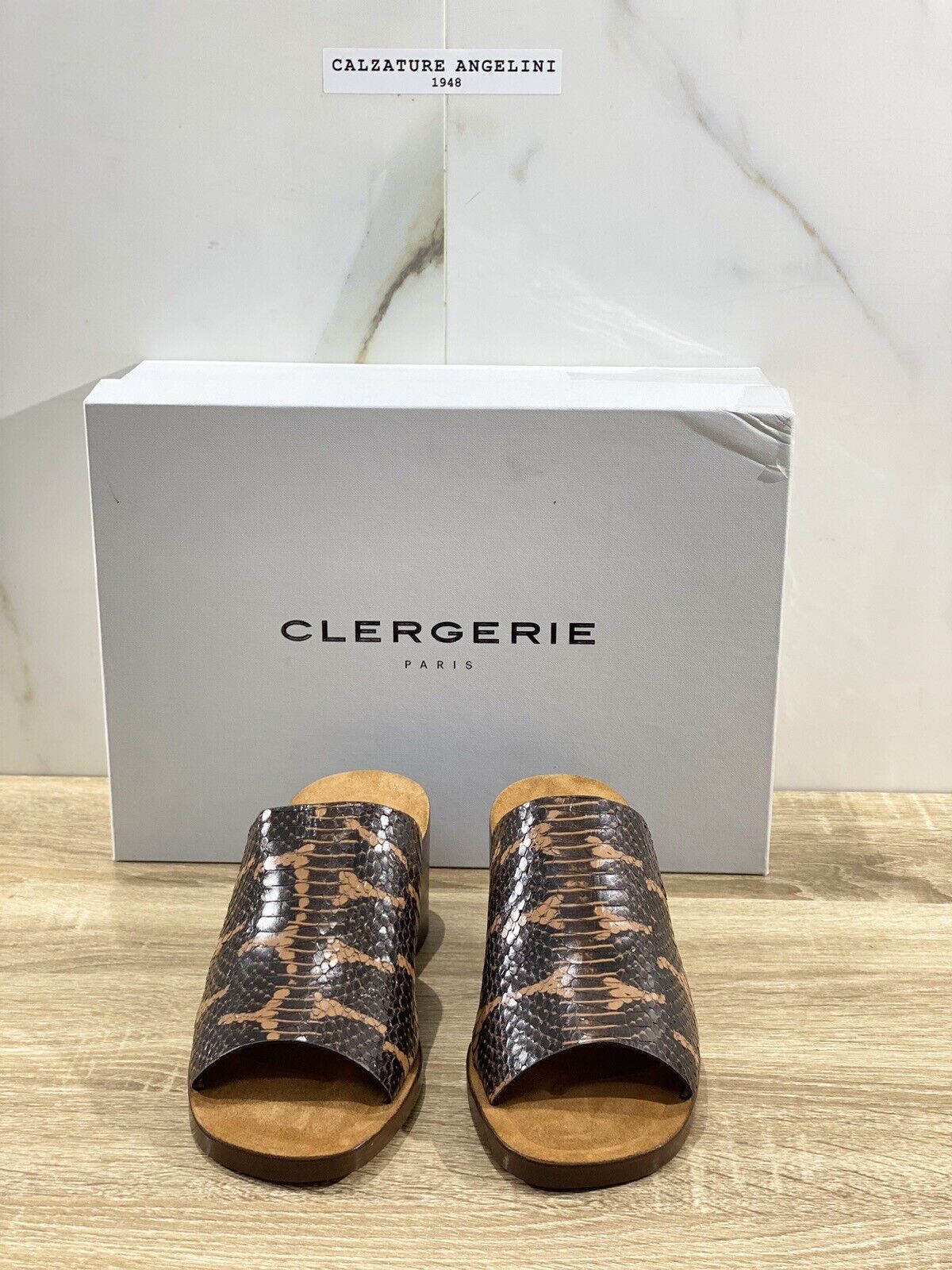 Clergerie Sandalo Donna Vinny Pelle Cuoio Luxury Clergerie Sandal 38.5