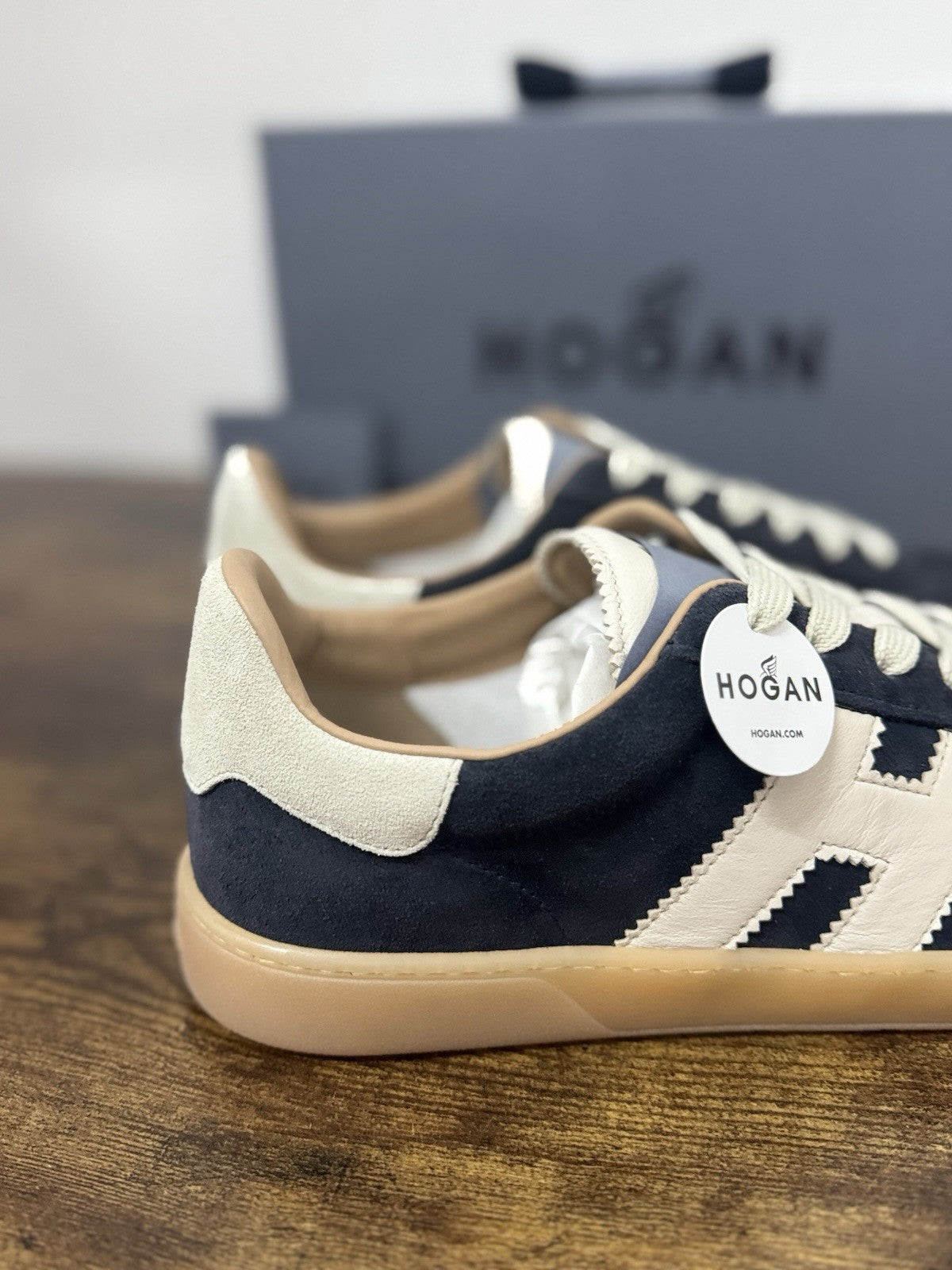 Hogan Cool Sneaker Suede Blu Casual Hogan Scarpa Uomo 42