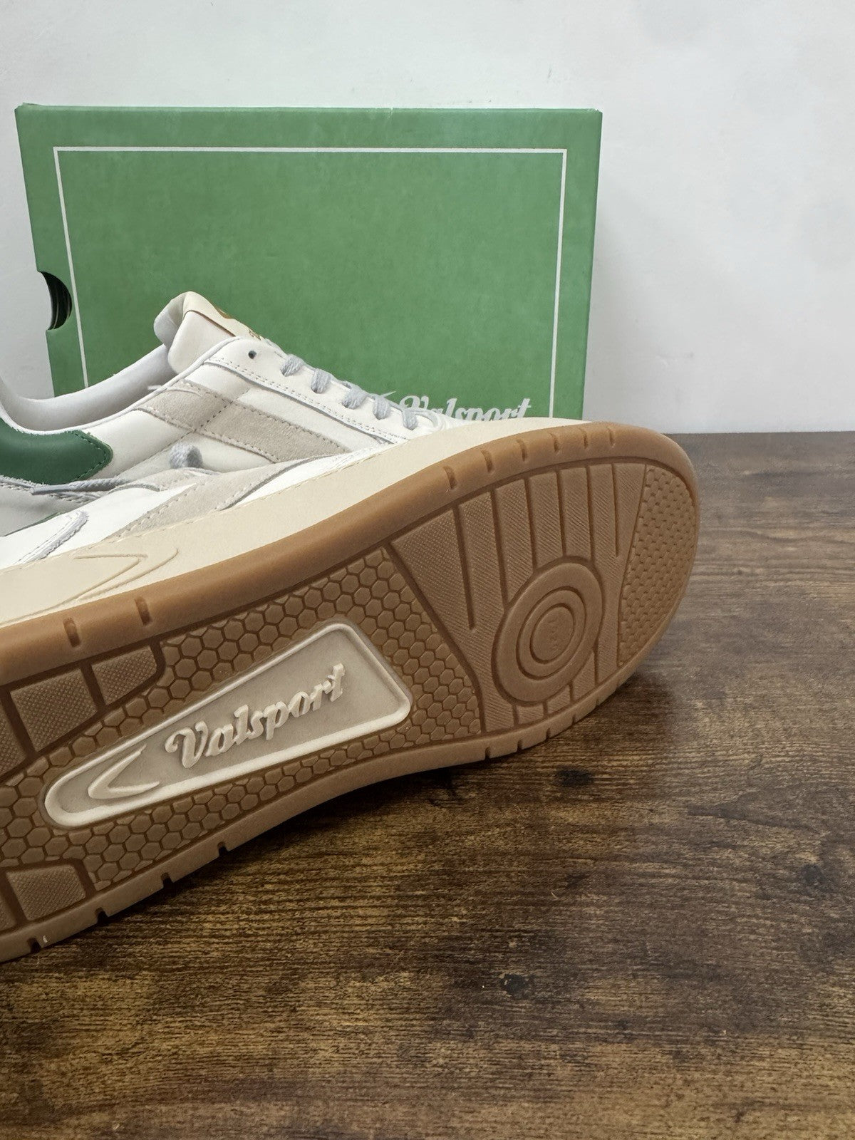 Valsport Hype Sneaker Pelle Bianco Verde Casual Uomo 45