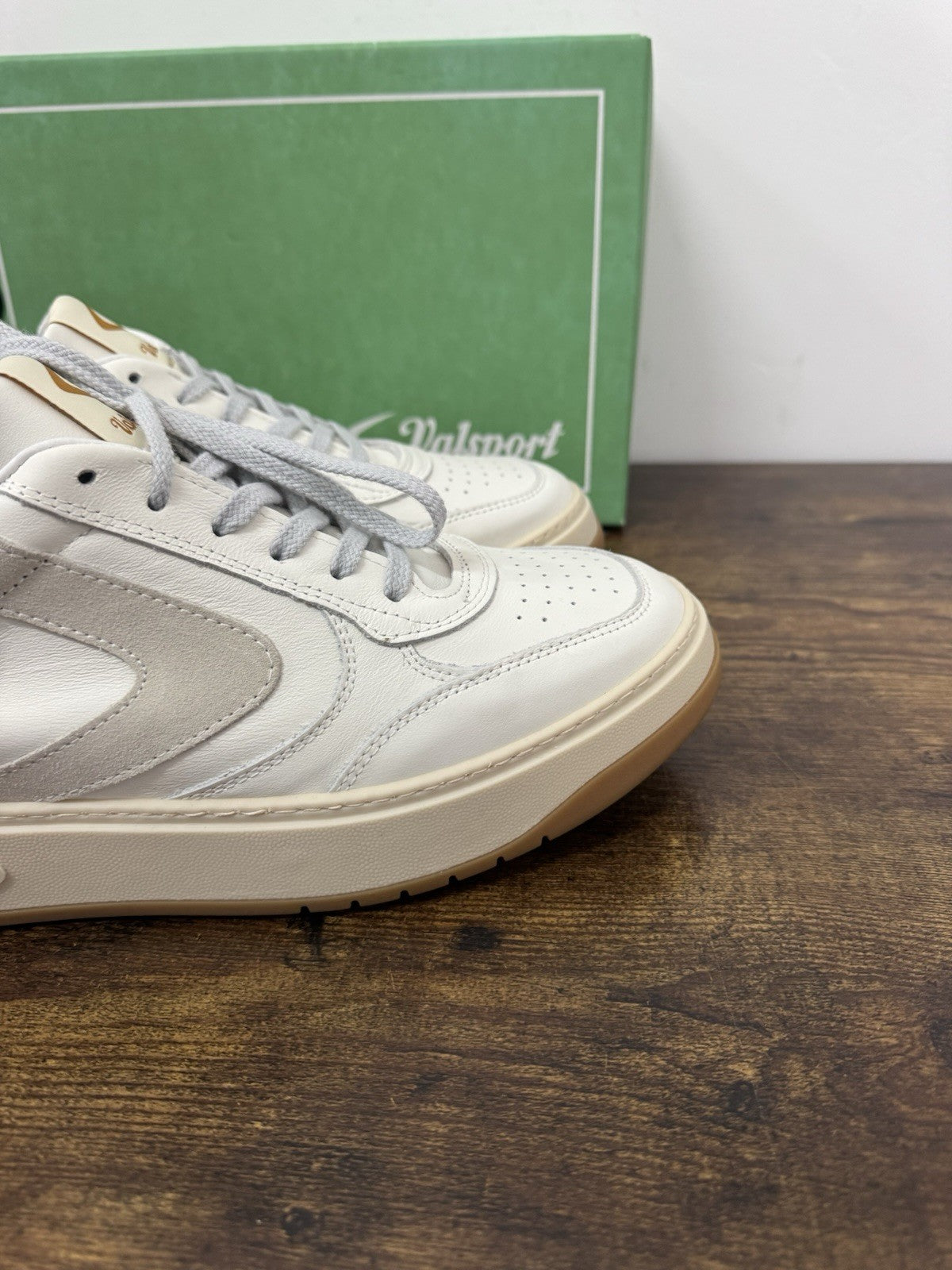 Valsport Hype Sneaker Pelle Bianco Verde Casual Uomo 45