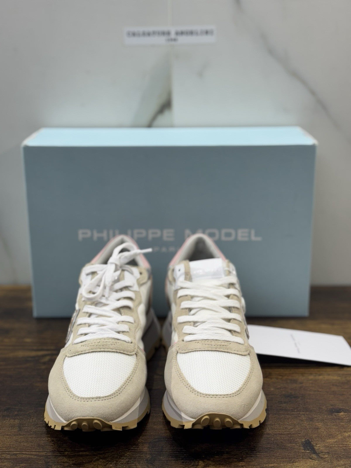 Philippe Model Paris Tropez   Sneaker Pelle Bianca   Donna 38