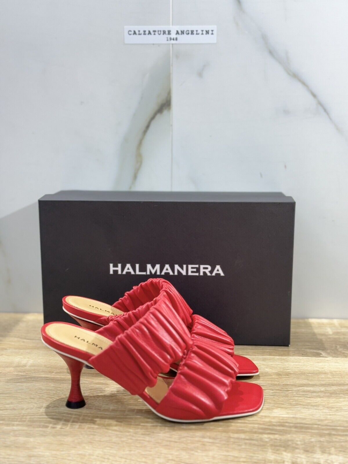 Halmanera Sandalo donna in pelle Rosso luxury sandal 36