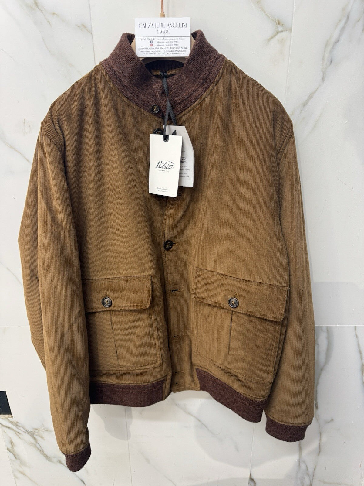 Valstar Bomber Icon Uomo Velluto Miele Icon Jacket Men Valstarino 50