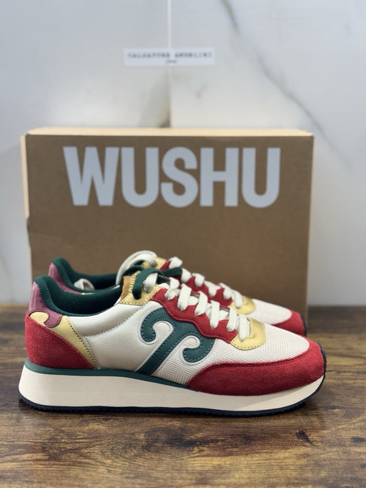 Wushu Ruyi Sneaker Uomo Casual Verde Rosso  43