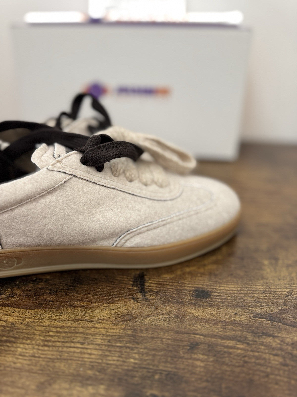 Soldini Sneaker Cachemere  Biamca 100% Made In Italy Causal Donna 38