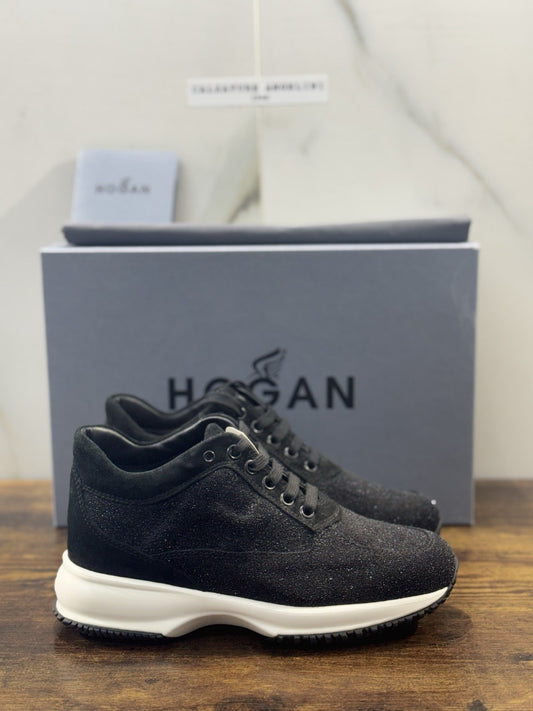 Hogan Interactive Suede Nero Strass Casual Hogan Donna 35.5