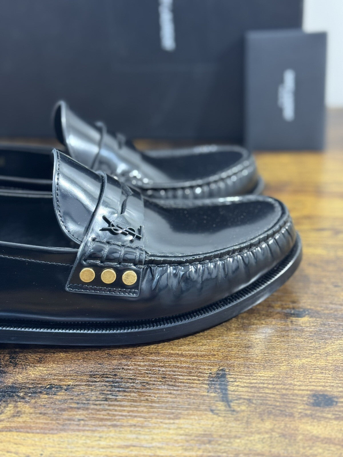 Saint Laurent Le Loafer 15 Mocassino Donna Pelle Nera Luxury Saint Laurent 40