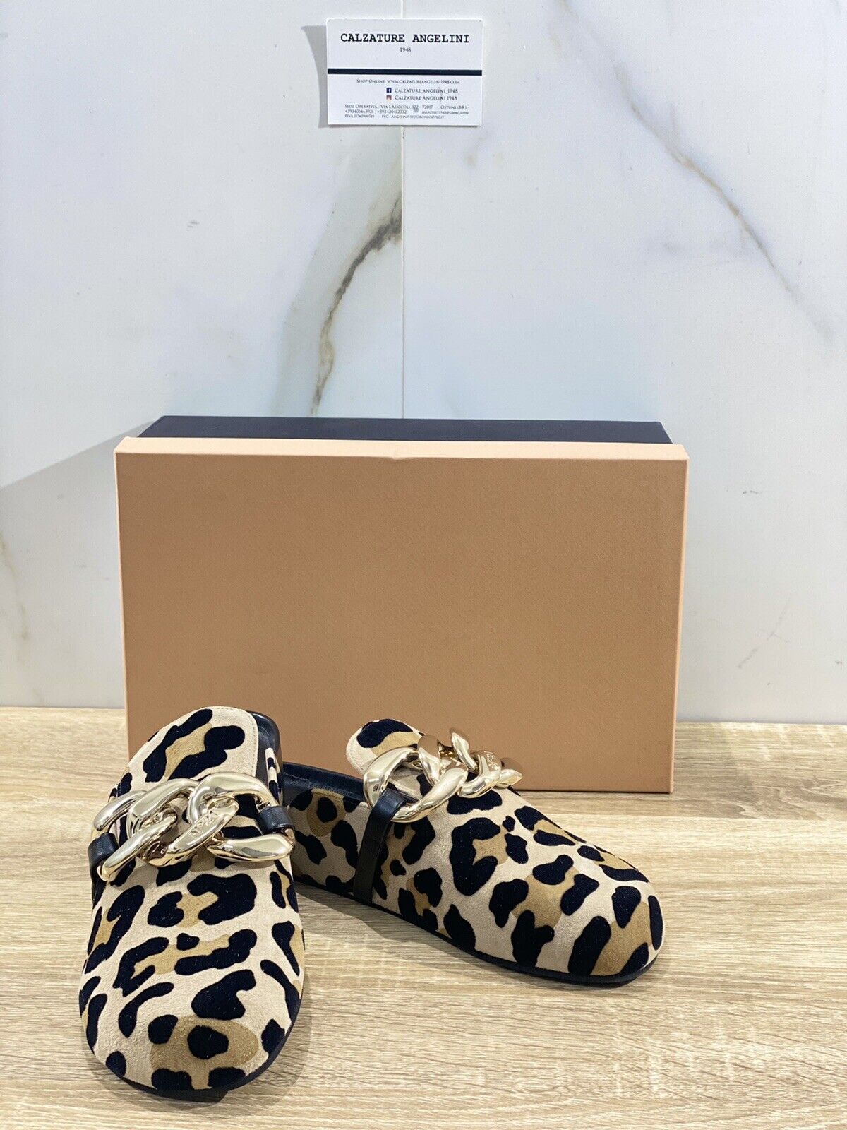 N21 Scarpa Donna Slippers Leopard Luxury Woman Shoes N21 36