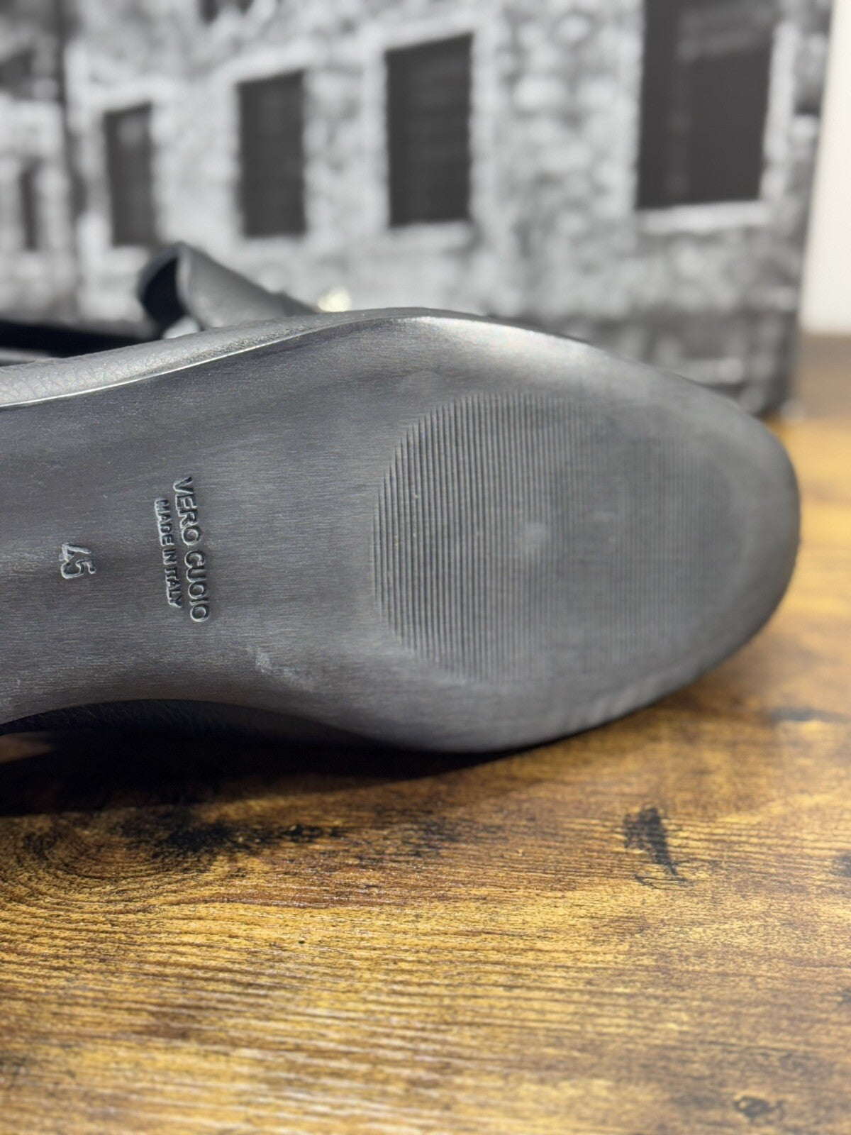 Roberto Botticelli Mocassino Uomo  Pelle Nero Fondo Cuoio Made In Italy 45