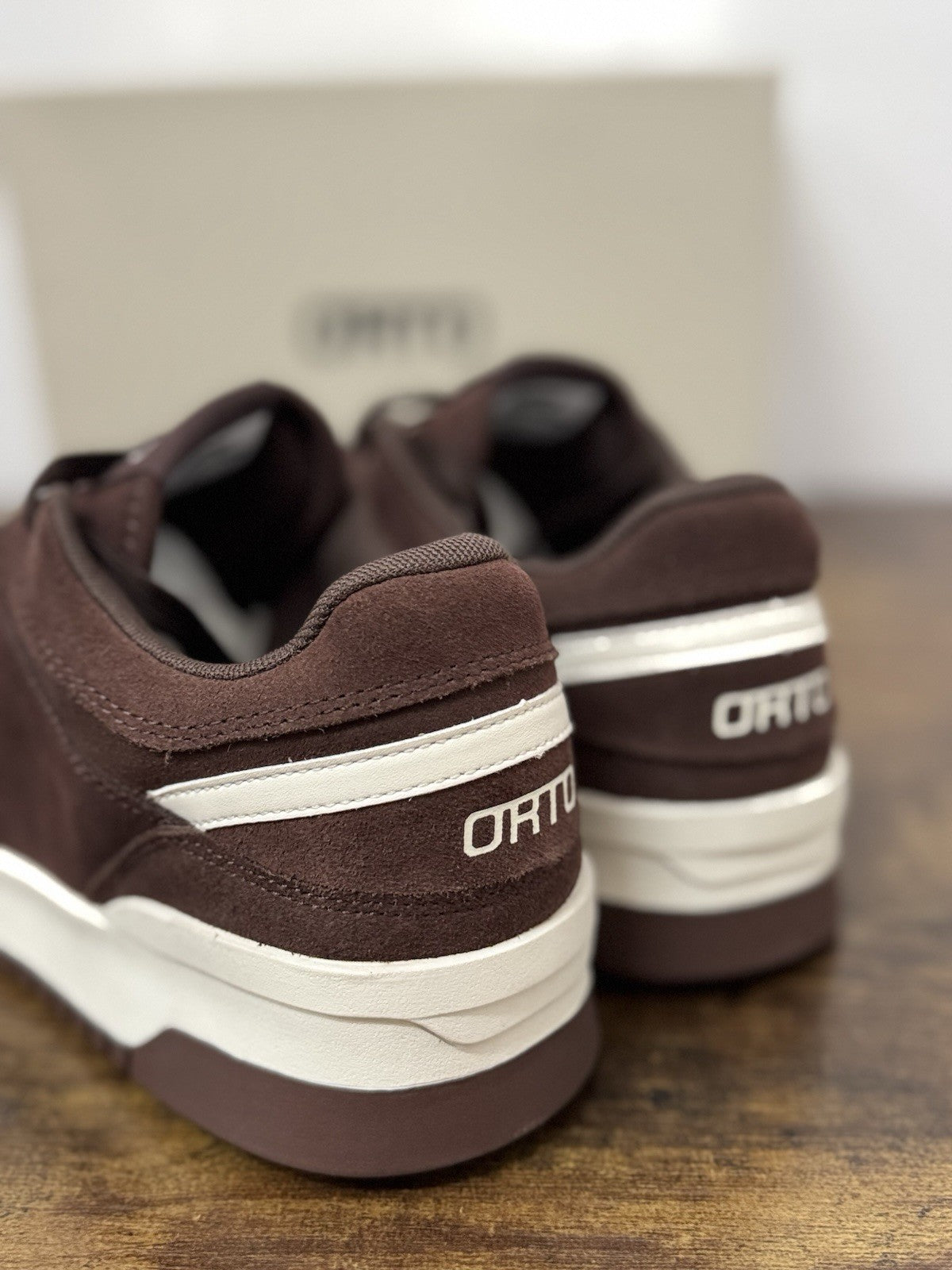Orto Sneaker Eclipse Suede Marrone Casual Uomo 44