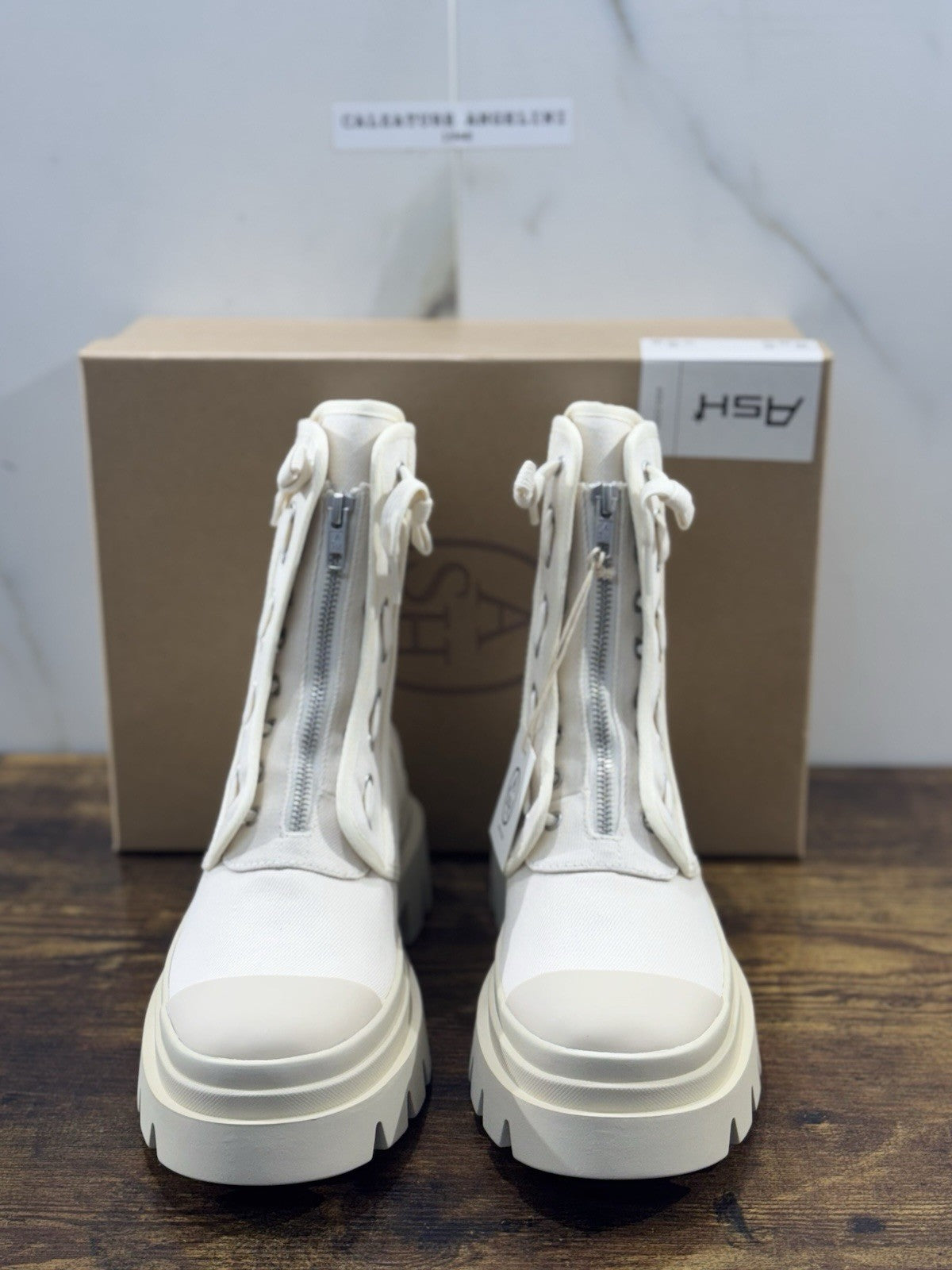 Ash Phoenix Anfibio  Colore Talco  Boot  Ash Donna 38