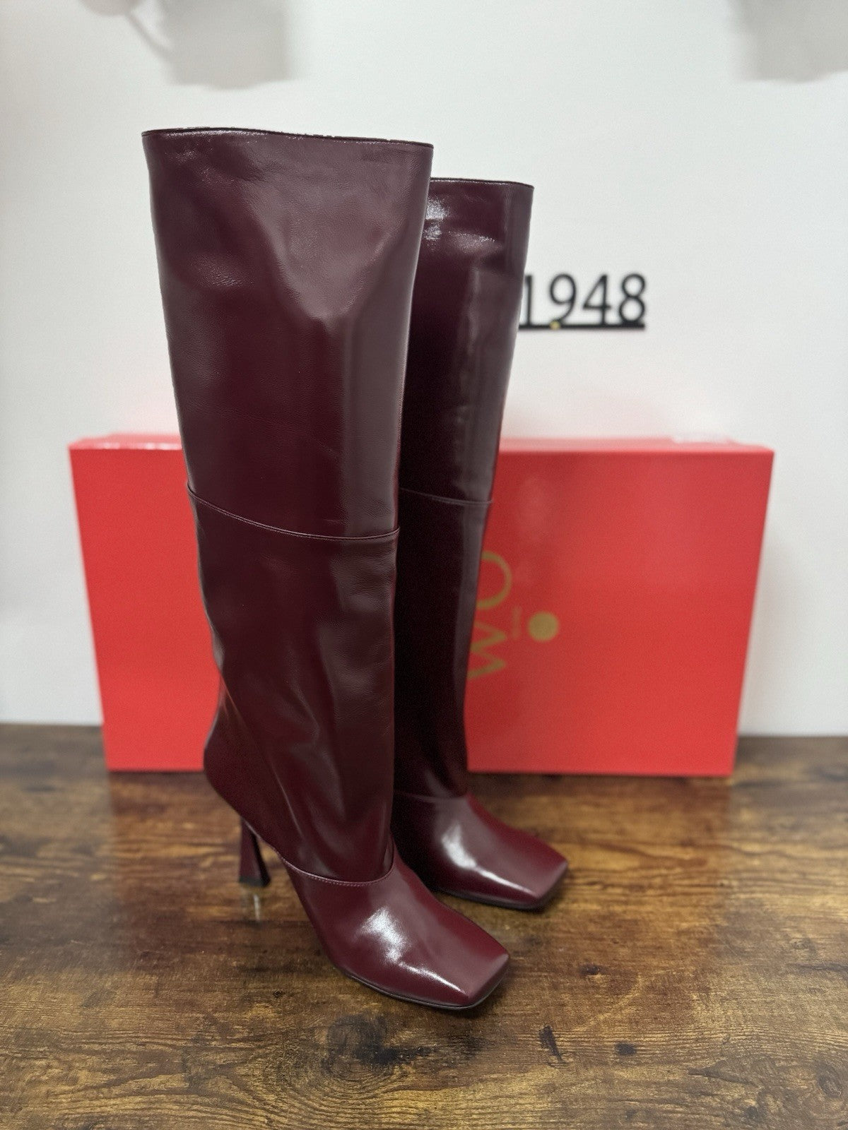WO MILANO STIVALE Pelle Bordo’  CASUAL BOOT DONNA 36
