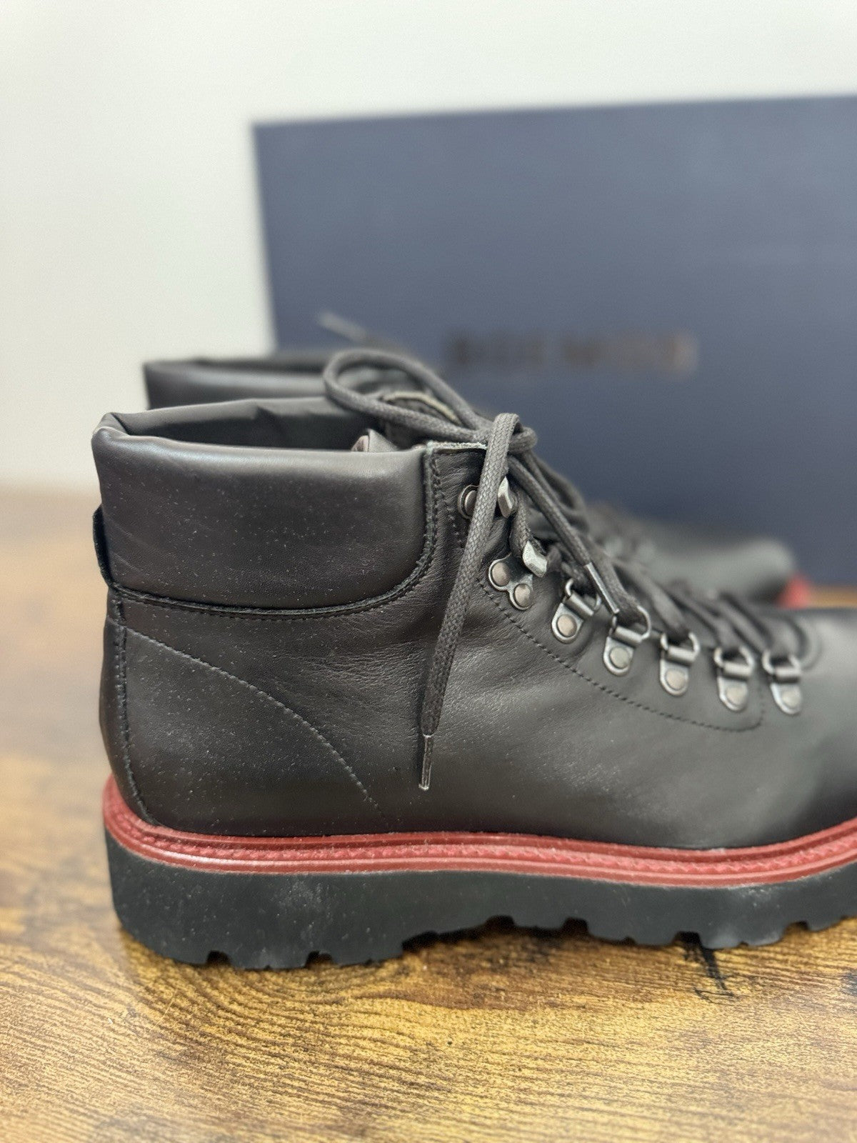 Boemos Pesula Pelle Nero   100% Made In Italy Casual Boot Uomo 44