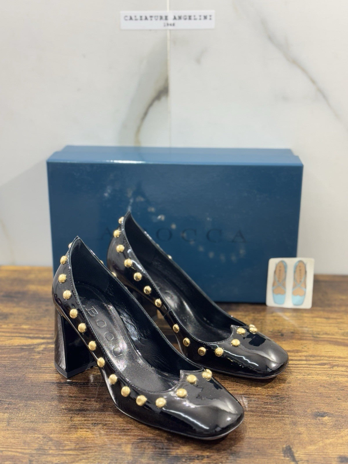 A.bocca Décolleté Con Tacco Pelle Nero     Icon A.bocca Donna 41