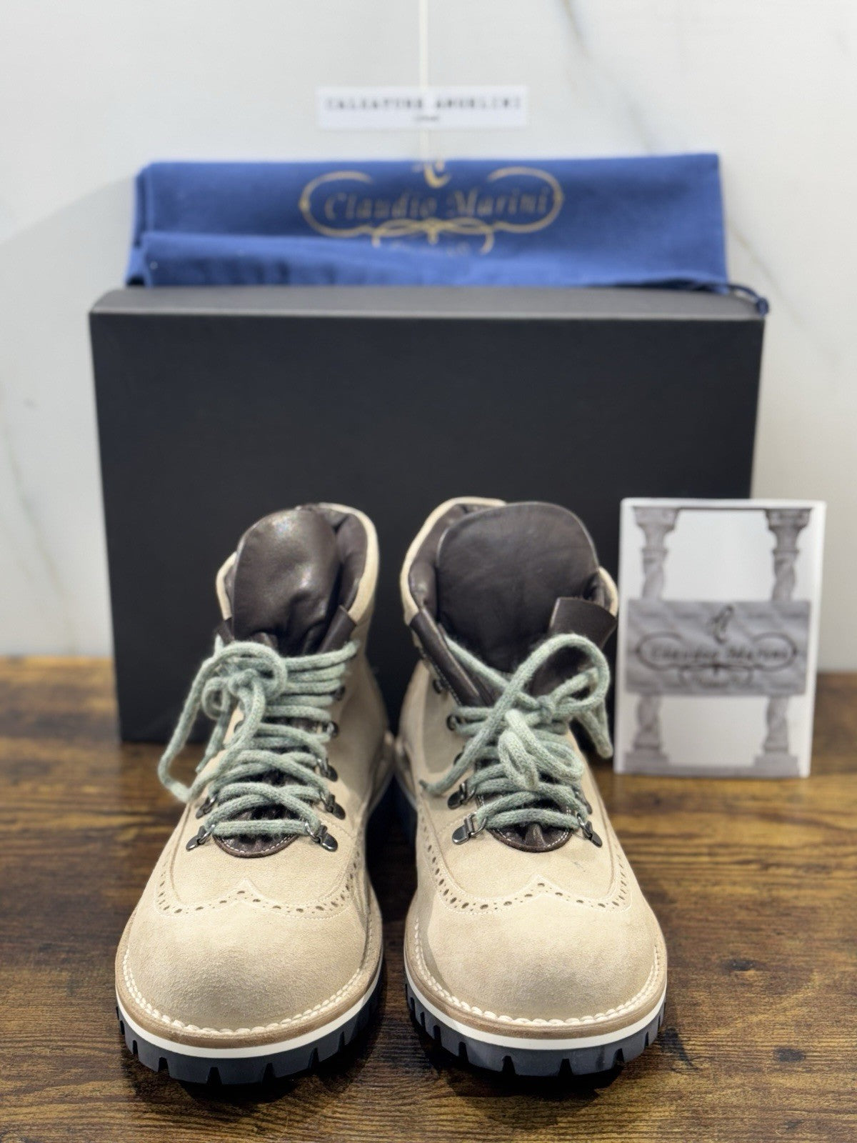 Claudio Marini Pedula Mountain Boot Uomo Fatta A Mano Calzolaio Marchigiano 41