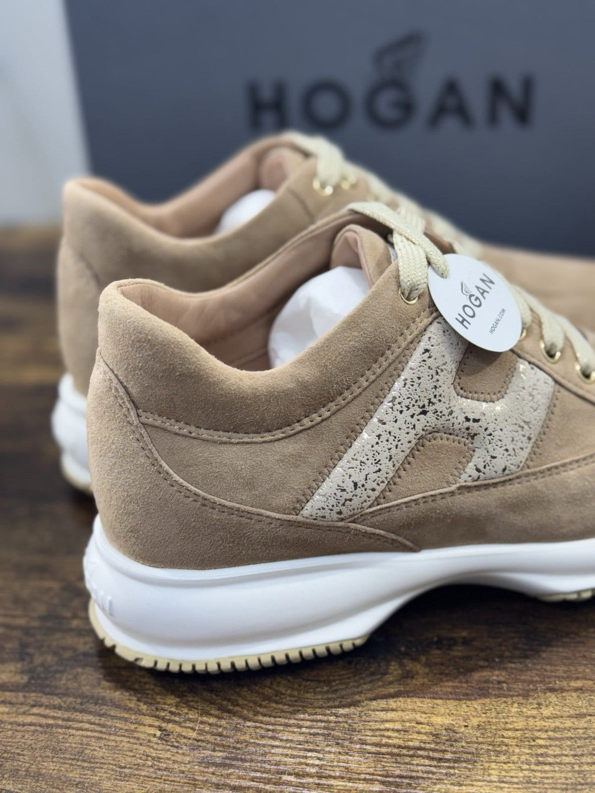 Hogan Interactive Pelle Suede Palude      Casual Hogan Donna 34.5