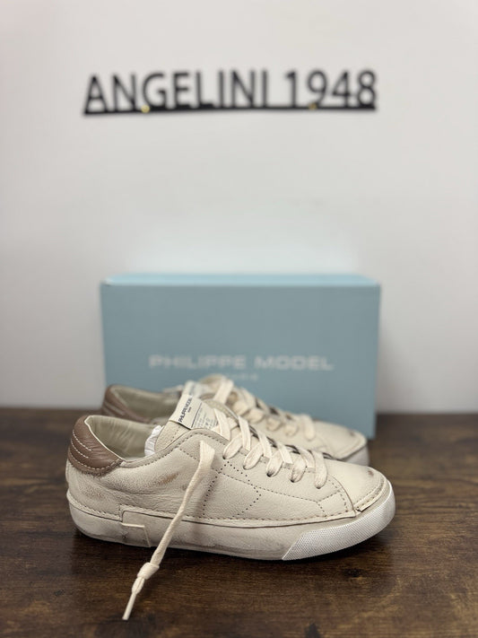 Philippe Model Paris Low Pelle Vintage Mud    Casual Sneaker Uomo 45