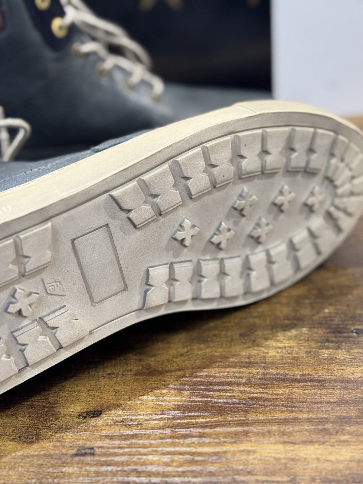 Pantofola D’oro Stivaletto Mid Pelle Blu Casual Boot Uomo 44