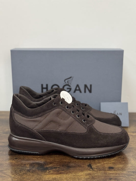 Hogan Interactive Icon Pelle Testa Moro Casual Sneaker Hogan Uomo 43