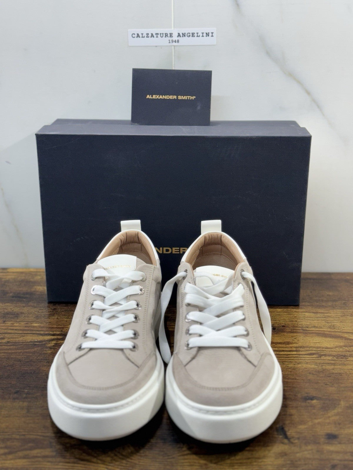 Alexander Smith Sneaker Bond Pelle Nabuk Grey  Uomo 44