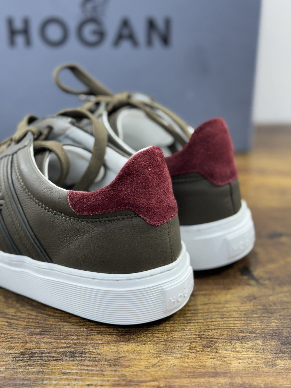 Hogan H365 Sneaker Pelle Verdone Casual Hogan Uomo 40.5