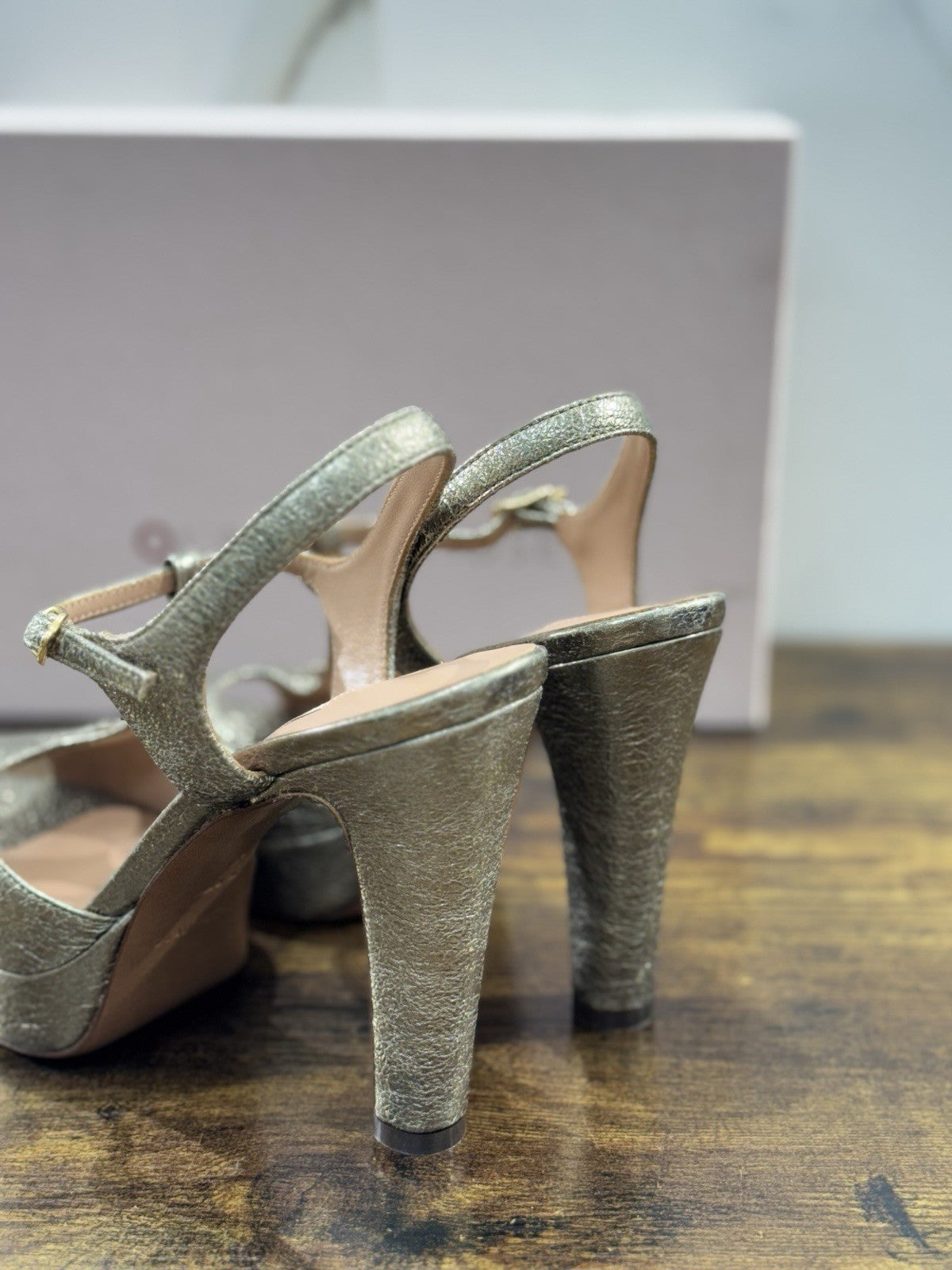 L’autrechose Sandalo  Pelle Bronzo  Casual Donna 38